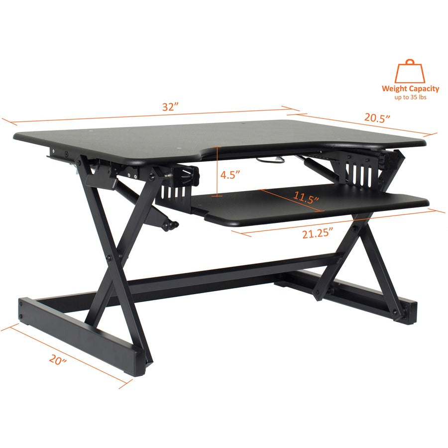 Lorell Adjustable Desk Riser Plus