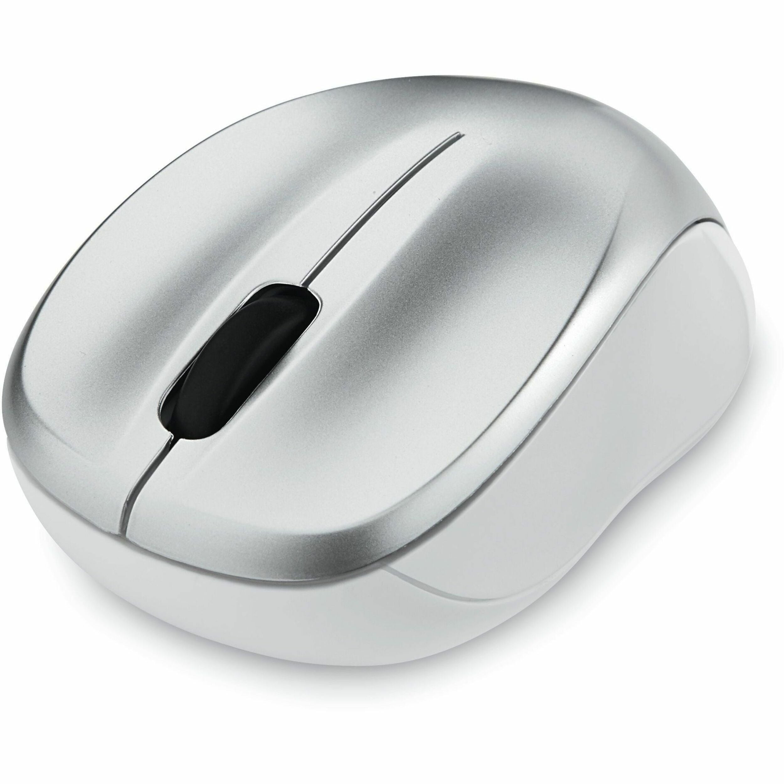 Blue LED/Optical - Wireless - Radio Frequency - Silver - USB Type A - Scroll Wheel - 3 Button(s) - 1 Each
