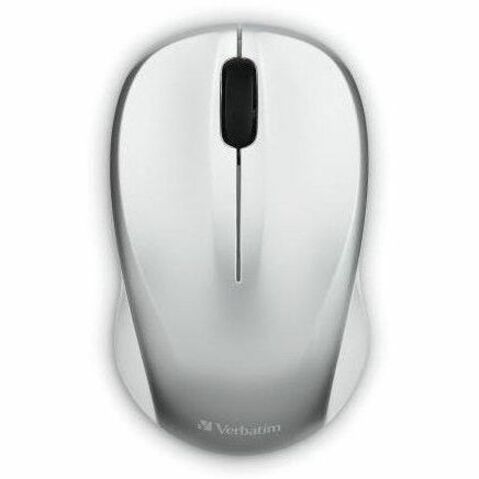 Blue LED/Optical - Wireless - Radio Frequency - Silver - USB Type A - Scroll Wheel - 3 Button(s) - 1 Each