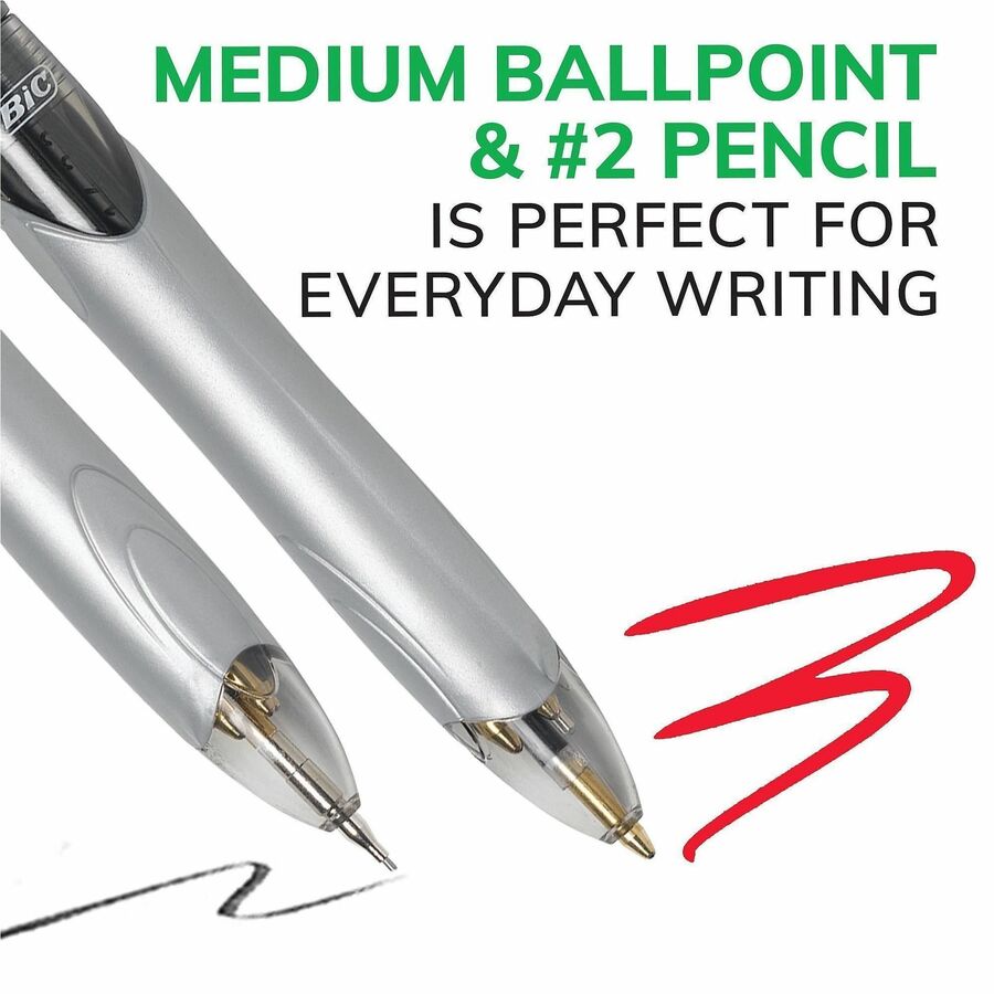 2HB Pencil Grade - 0.7 mm Lead Size - Assorted Ink - Assorted Lead - Retractable - 1 Pack