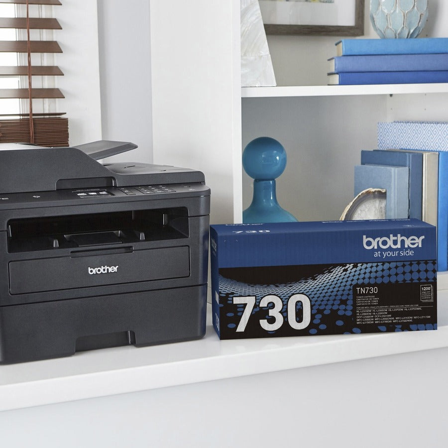 Brother TN-730 Original Laser Toner Cartridge - Black - 1 Each