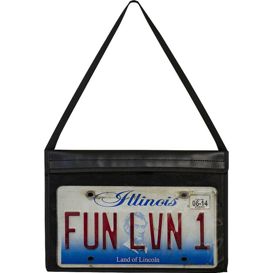 Support 13" x 8.50" Media - 9.3" Width x 14" Length - Vinyl - Clear, Black, Black - 1 Each