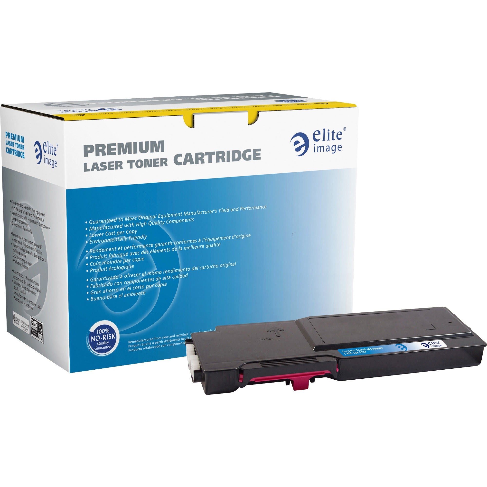 Elite Image High Yield Laser Toner Cartridge - Magenta - 1 Each