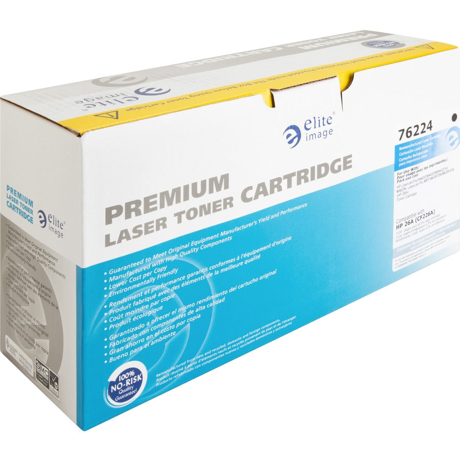 Elite Image Remanufactured Laser Toner Cartridge 26A (CF226A) - Black - 1 Each
