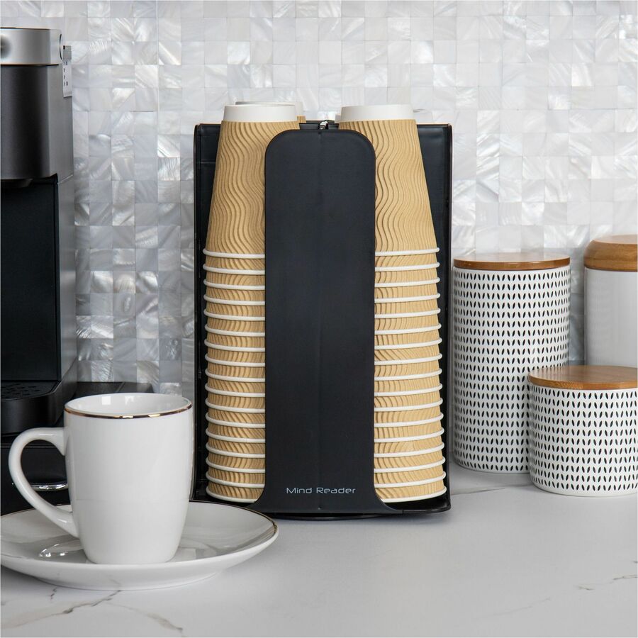 Mind Reader Totem Breakroom Cup/Lid Holder
