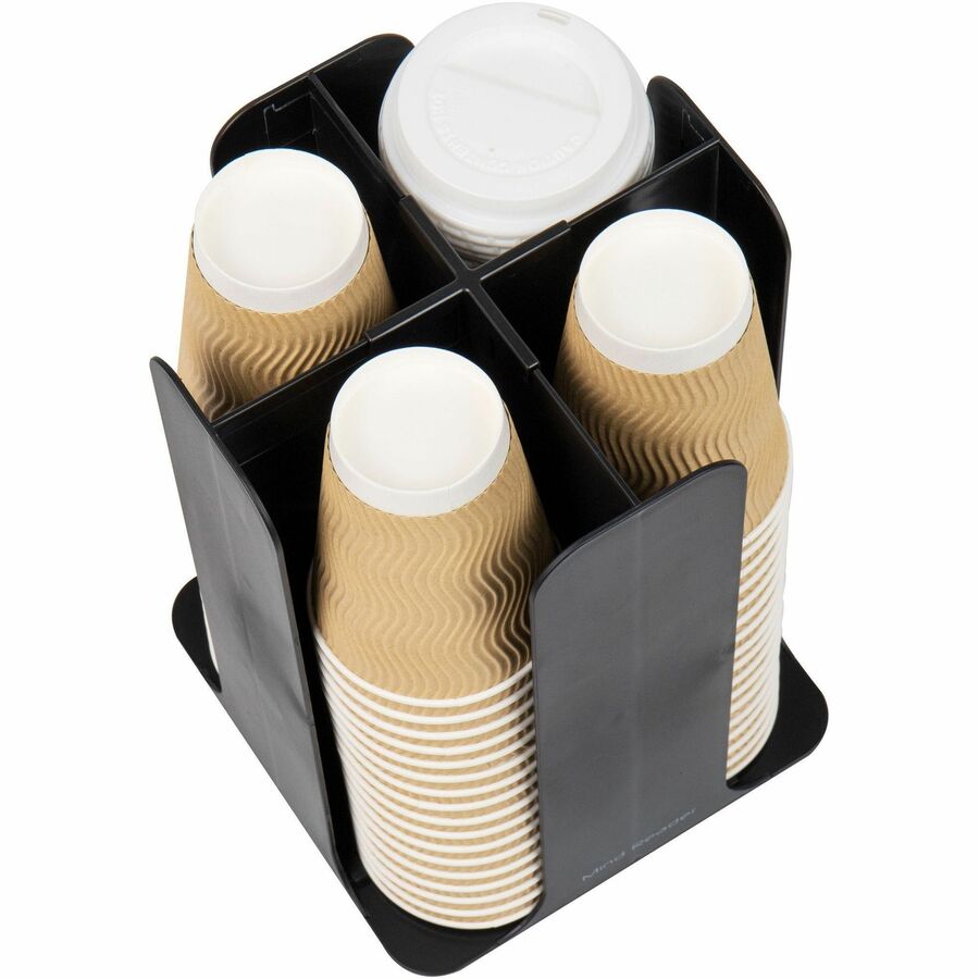 Mind Reader Totem Breakroom Cup/Lid Holder