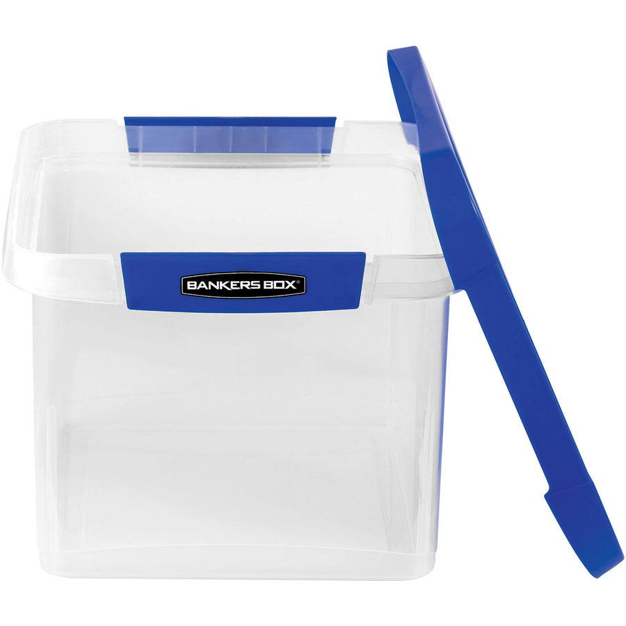 Bankers Box Heavy Duty Letter/Legal Plastic File Box