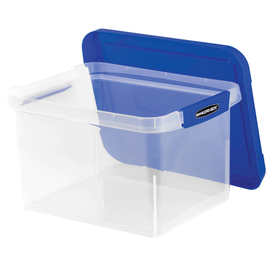 Bankers Box Heavy Duty Letter/Legal Plastic File Box