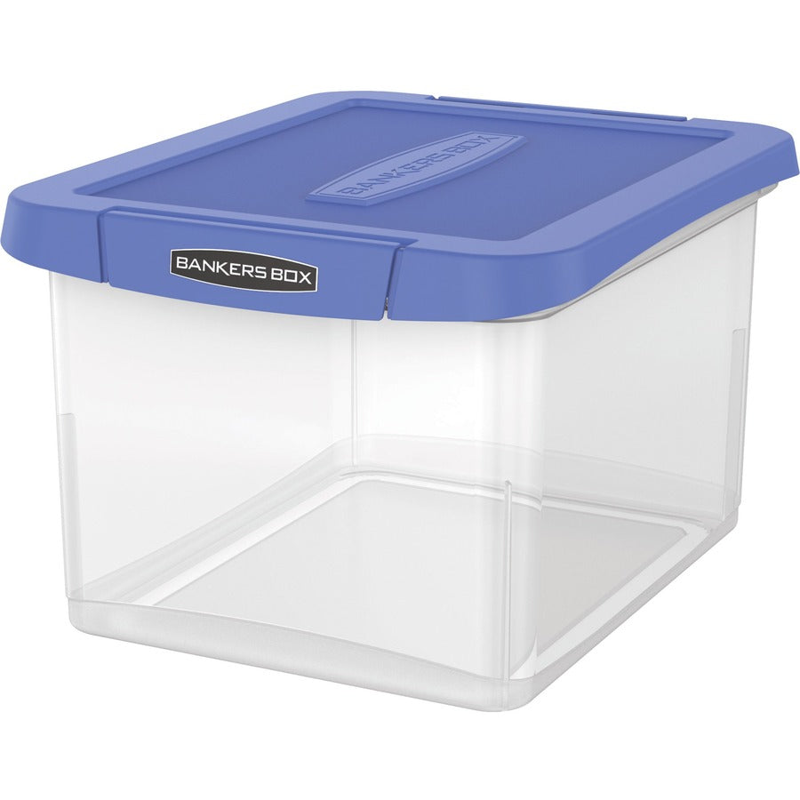 Bankers Box Heavy Duty Letter/Legal Plastic File Box
