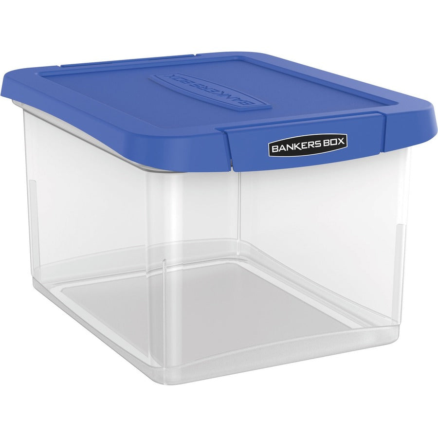 Bankers Box Heavy Duty Letter/Legal Plastic File Box