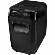 Non-continuous Shredder - Micro Cut - 200 Per Pass - for shredding Staples, Credit Card, Paper - 0.078" x 0.546" Shred Size - P-5 - 11 ft/min - 9" Throat - 25 Minute Run Time - 25 Minute Cool Down Time - 8.50 gal Wastebin Capacity - Black