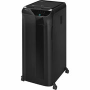 Continuous Shredder - Cross Cut - 550 Per Pass - for shredding Staples, Paper Clip, Paper, CD, DVD, Credit Card, Junk Mail - 0.156" x 1.500" Shred Size - P-4 - 11 ft/min - 9" Throat - 22 gal Wastebin Capacity - Black