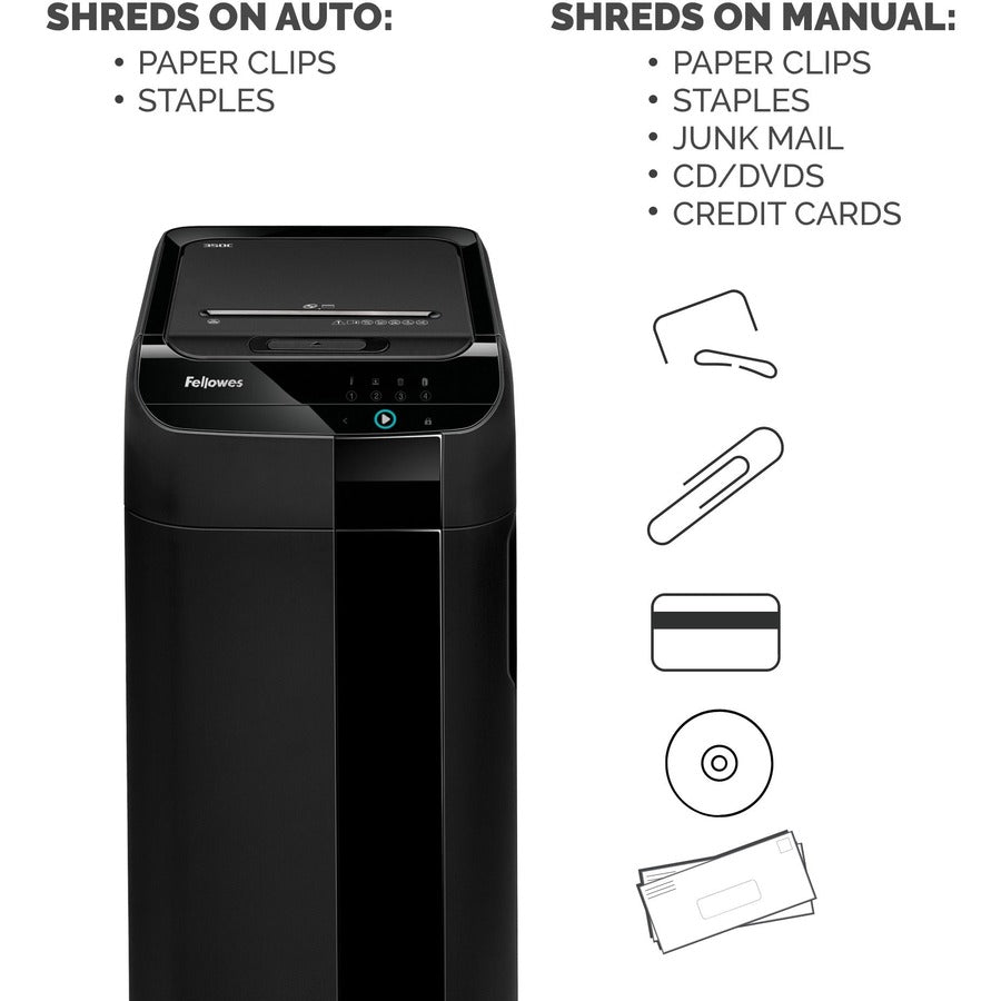 Fellowes AutoMax 350C Auto Feed Cross-Cut Shredder