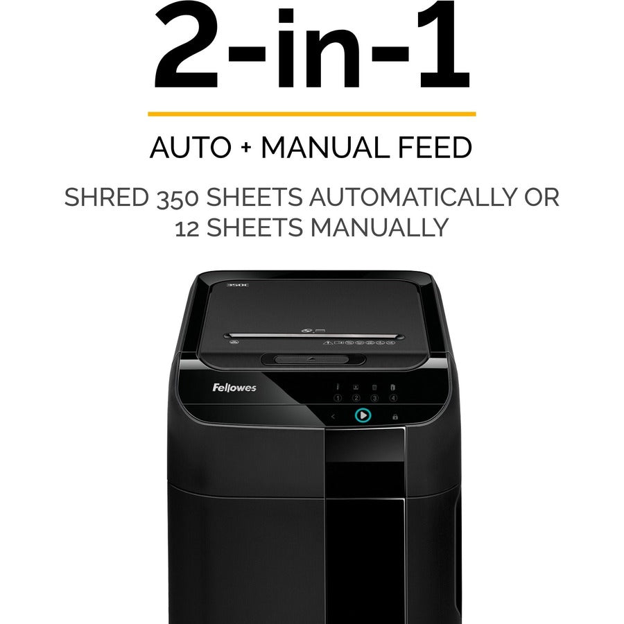 Fellowes AutoMax 350C Auto Feed Cross-Cut Shredder