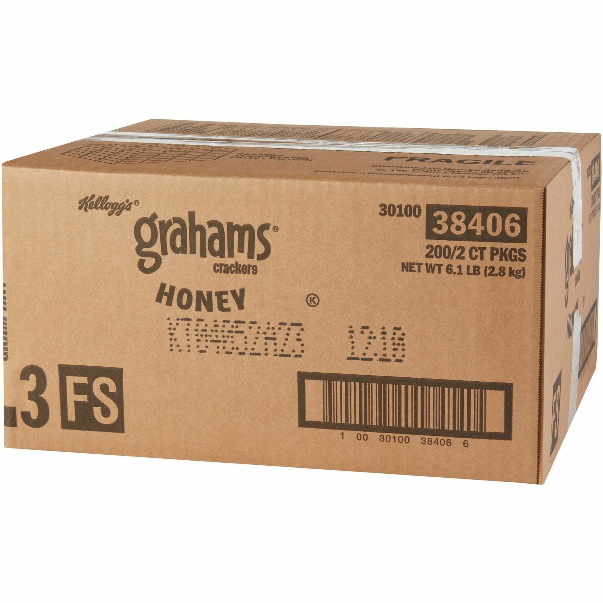 Individually Wrapped - Honey - 0.49 oz - 2/Pack - 200 / Carton