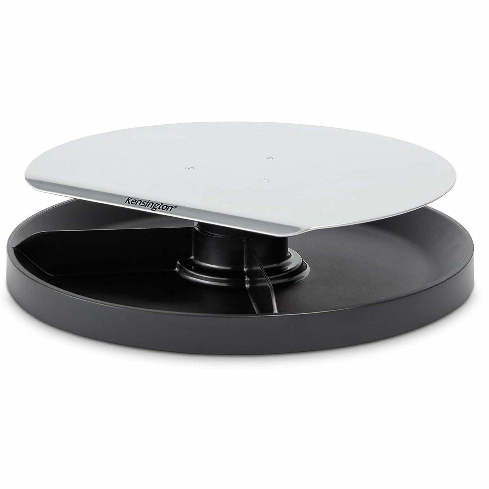 40 lb Load Capacity - Flat Panel Display Type Supported - 3.10" Height x 12.60" Width x 12.60" Depth - Desktop - Black - Ergonomic