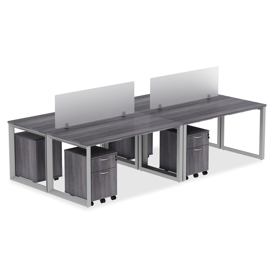 Lorell Relevance Series Tabletop - 59.9" Width x 29.5" Depth x 1" Thickness Table Top - Straight Edge - Finish: Mahogany, Laminate - 1 Each