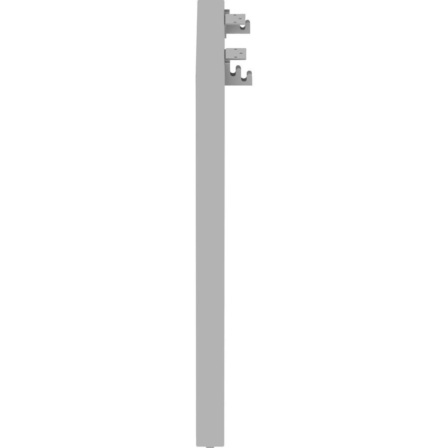 Lorell Relevance Series Desk-height Side Leg Frame - 23.3" Height x 28.5" Width - Finish: Silver - 1 Each
