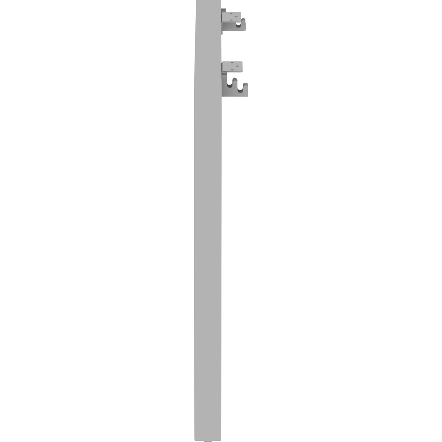Lorell Relevance Series Desk-height Side Leg Frame - 29.1" Height x 28.5" Width - Finish: Silver - 1 Each