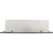 Lorell Relevance Series Modesty/Privacy Panel - 49.2" Width x 15.7" Height - Clear - 1 Each