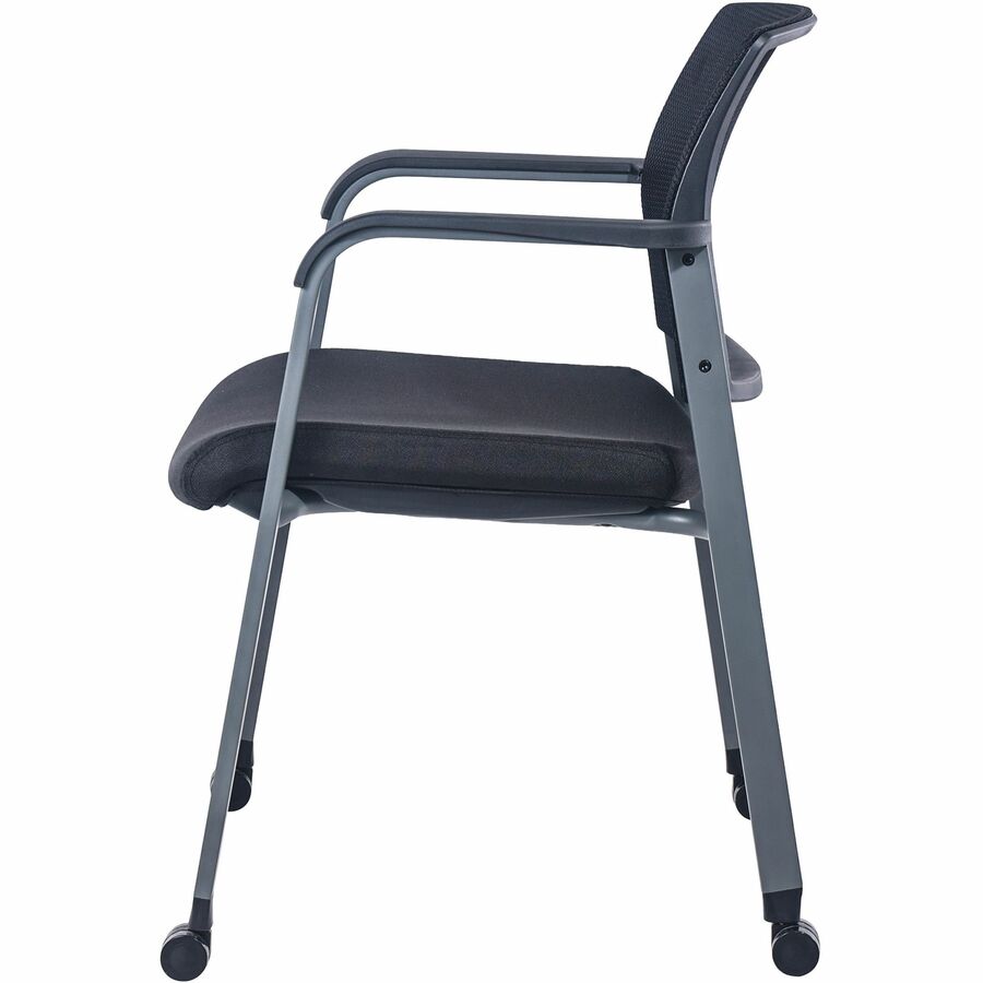 Lorell Mesh Back Guest Chair with Casters