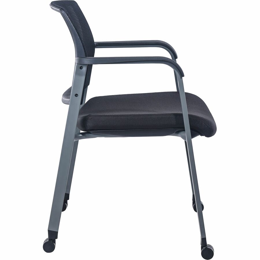 Lorell Mesh Back Guest Chair with Casters