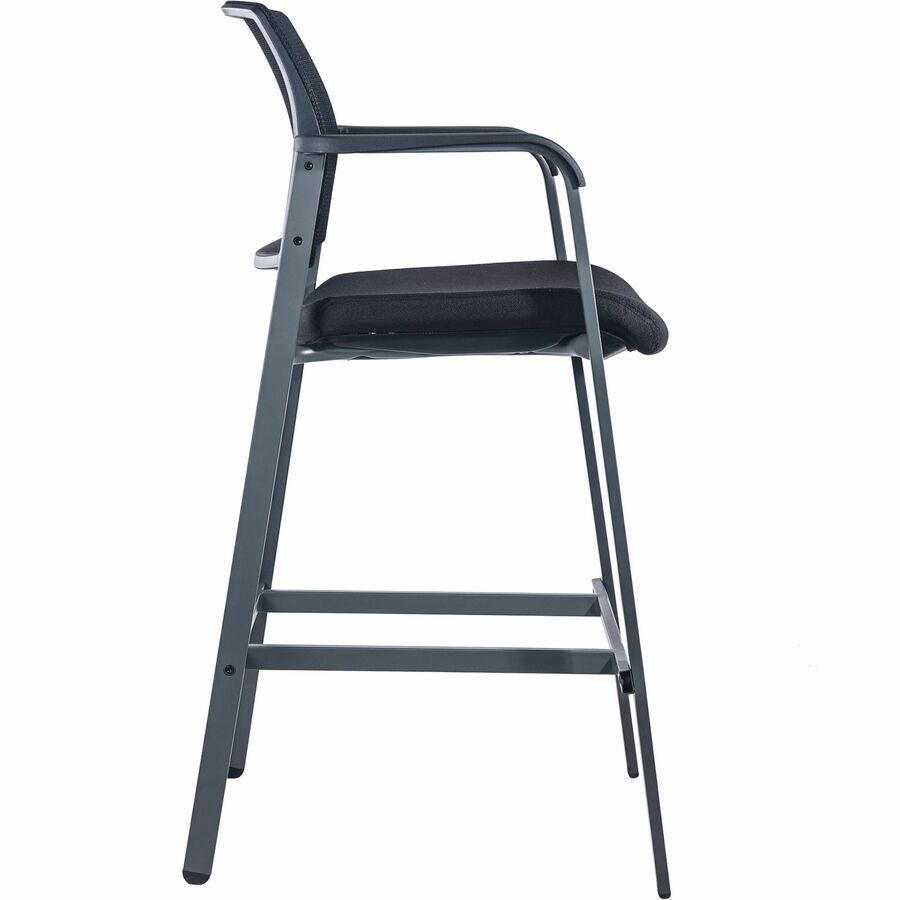 Lorell Mesh Back Guest Stool with Arms