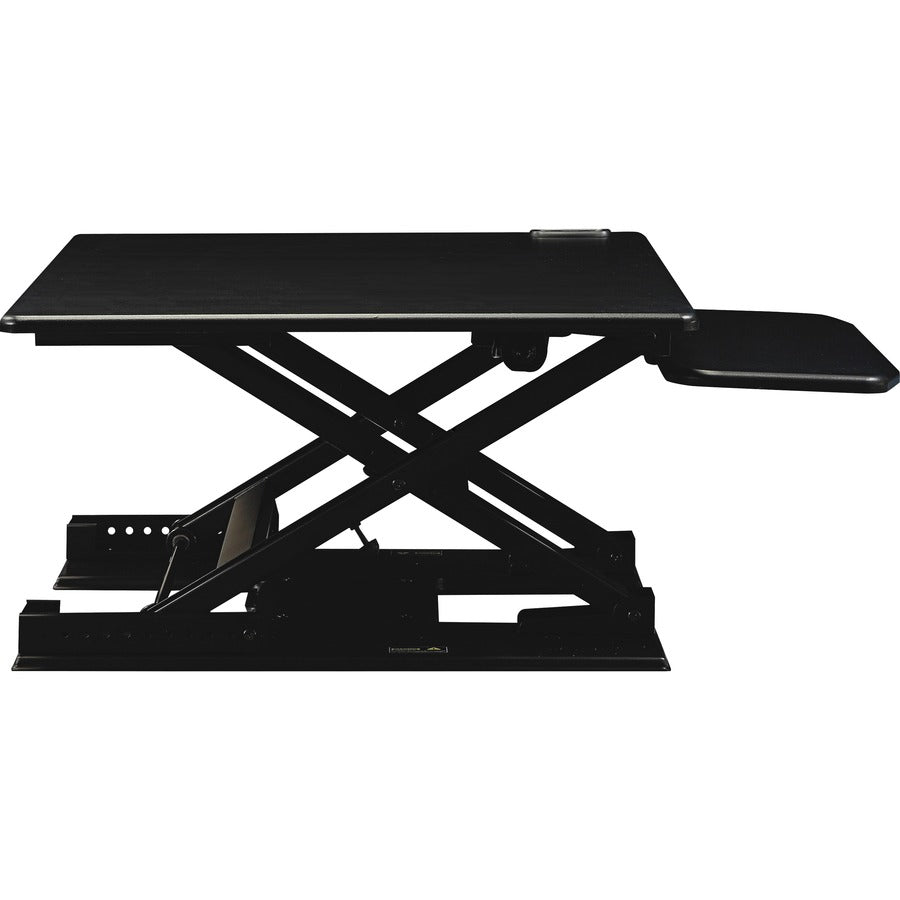 Lorell Electric Desk Riser with Keyboard Tray