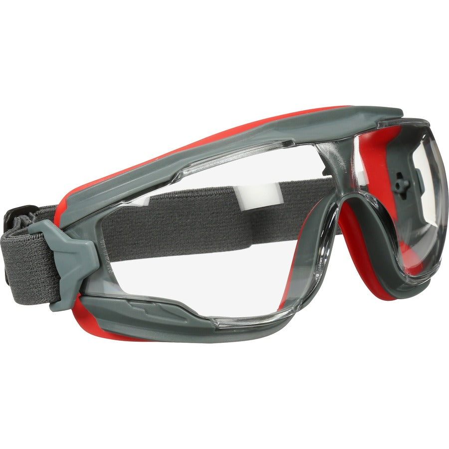 3M GoggleGear 500 Series Scotchgard Anti-Fog Goggles - Recommended for: Eye - Splash, Ultraviolet, Ultraviolet Protection - Clear Lens - Gray Frame - 1 Each