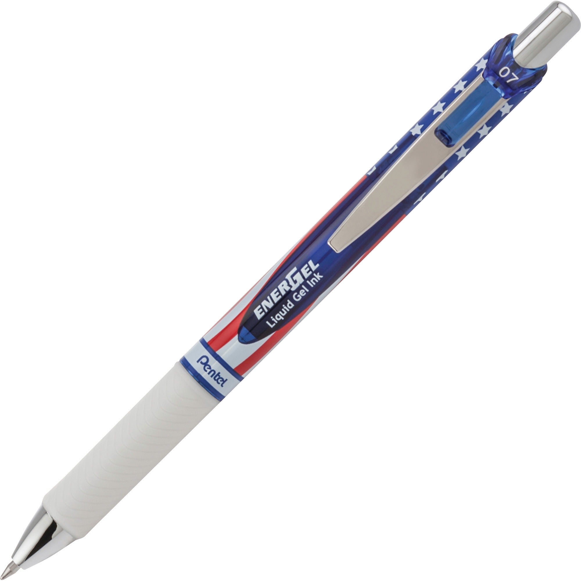 0.7 mm Pen Point - Refillable - Retractable - Black Ink - 1 Dozen
