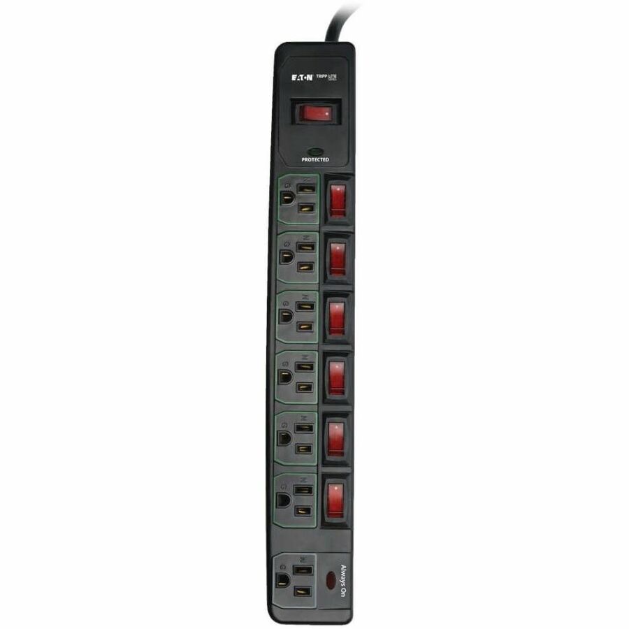 Tripp Lite series TLP76MSGB ECO-Surge 7-Outlet Surge Protector