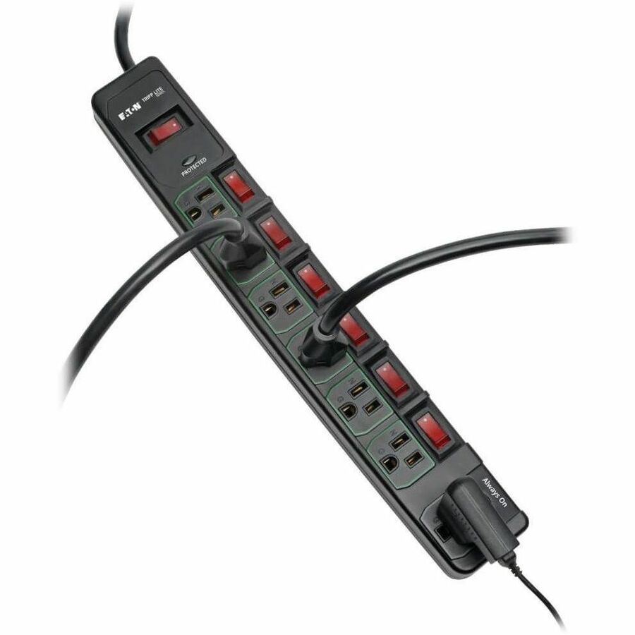 Tripp Lite series TLP76MSGB ECO-Surge 7-Outlet Surge Protector