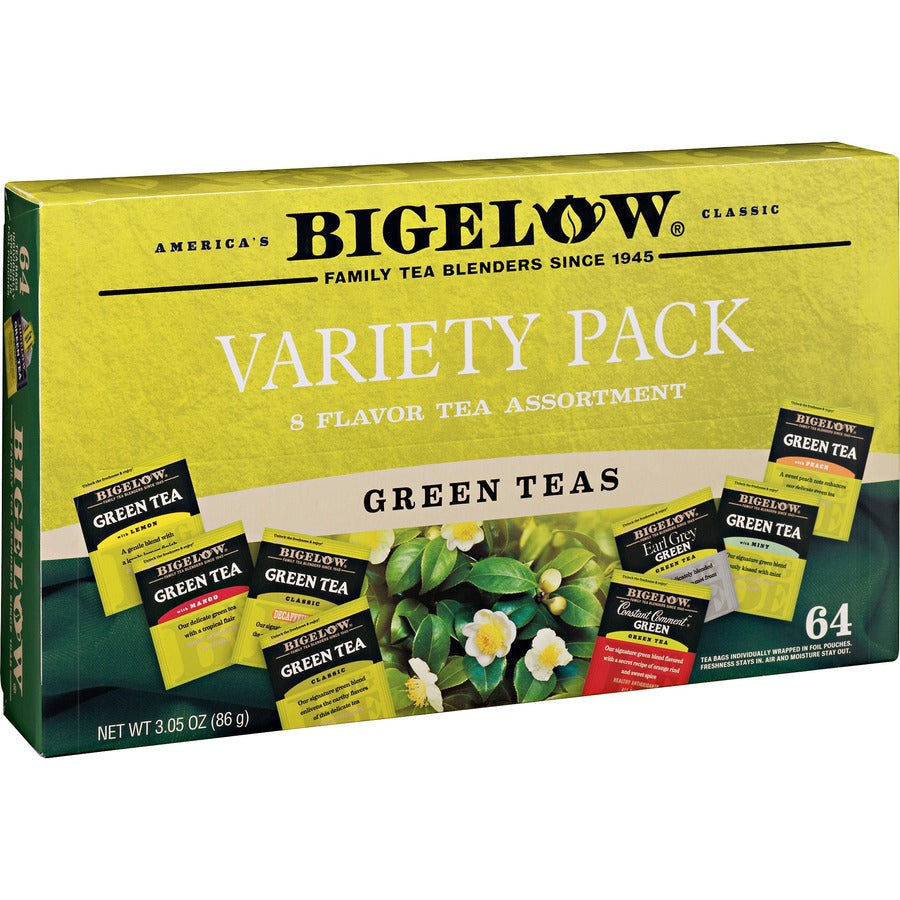 Bigelow Assorted Flavor Tray Pack Green Tea Bag