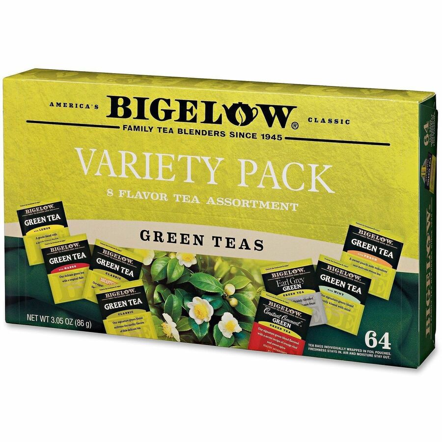 Bigelow Assorted Flavor Tray Pack Green Tea Bag