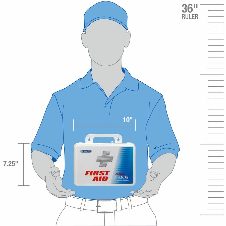 135 x Piece(s) For 25 x Individual(s) - 10" Height x 3" Width7" Length - Plastic Case - 1 Each