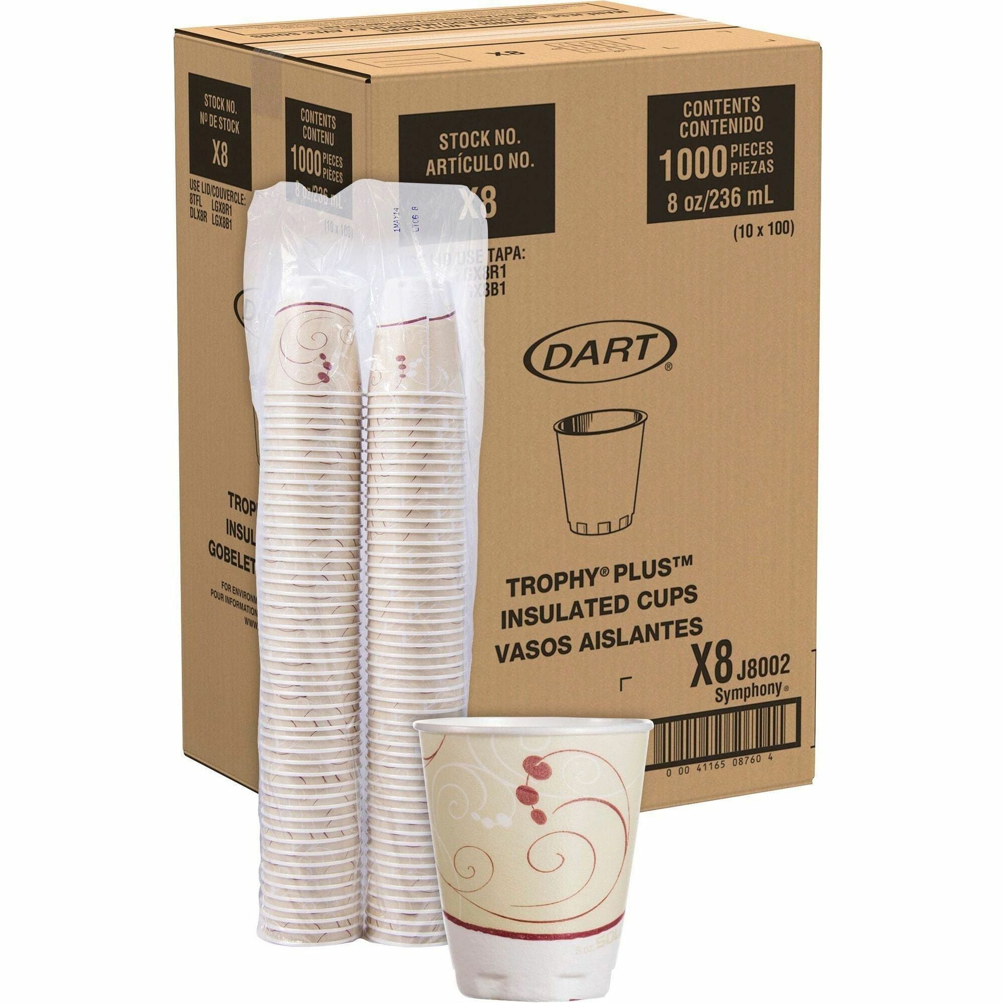 Solo Trophy Plus 8 oz Symphony Insulated Hot/Cold Cups