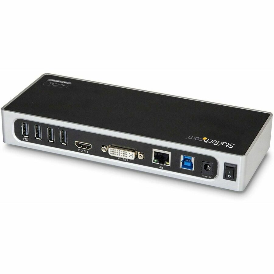 StarTech.com USB 3.0 Dual-Monitor Docking Station - HDMI and DVI / VGA