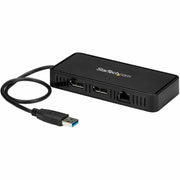 StarTech.com USB to Dual DisplayPort Mini Docking Station - Dual 4K 60Hz - GbE - USB 3.0