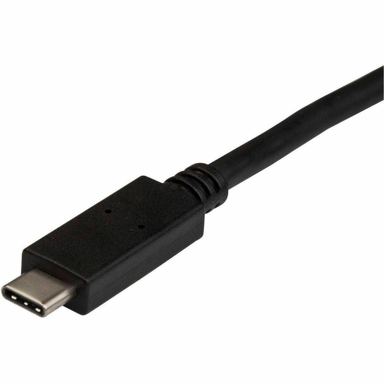 StarTech.com Sync/Charge USB Data Transfer Cable, USB 3.1 Type-A Male to USB-C Male, 1.64 ft, 10 Gbit/s, Nickel Plated, Black, 30 AWG, 1 Each