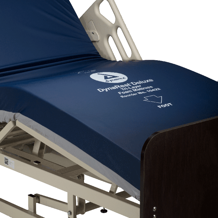 DynaRest Deluxe Tri-Layer Foam Mattress, 36" x 84", 1 Quantity per Case