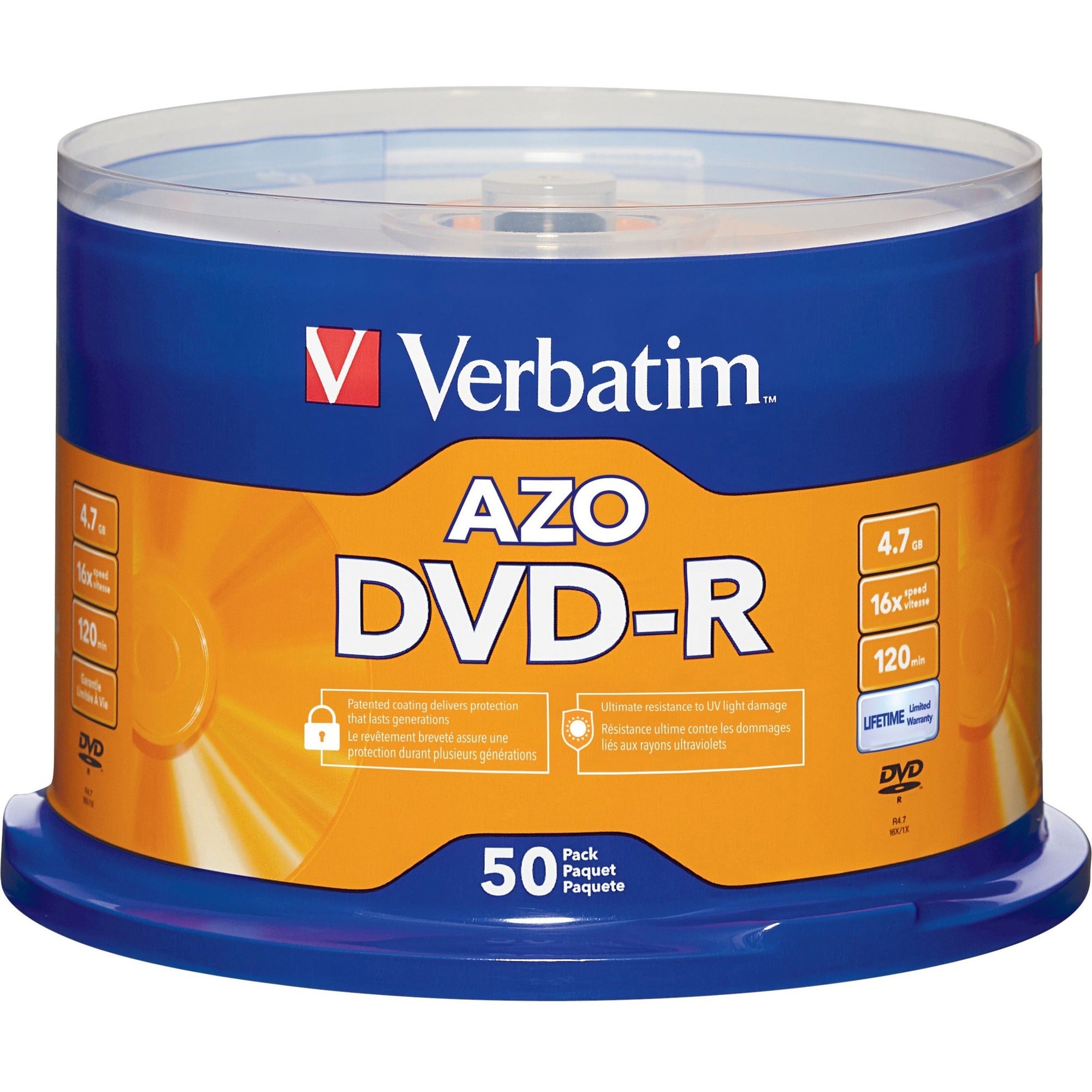 120mm - Single-layer Layers - 2 Hour Maximum Recording Time