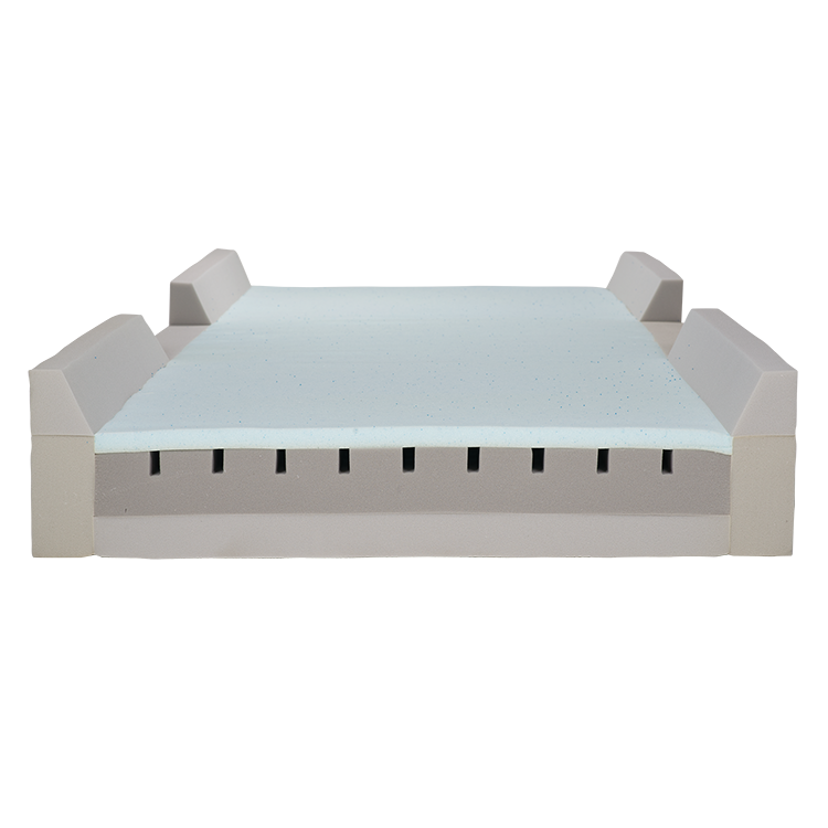 DynaRest Premium Visco-Gel Infused Foam Mattress with Perimeter, 36" x 80", 1 Quantity per Case