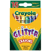 Crayola Glitter Crayons-16/Pkg