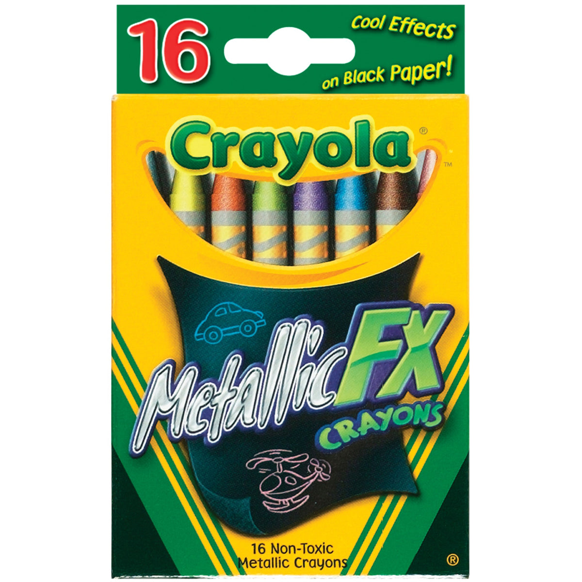 Metallic FX Crayons, 16 Count
