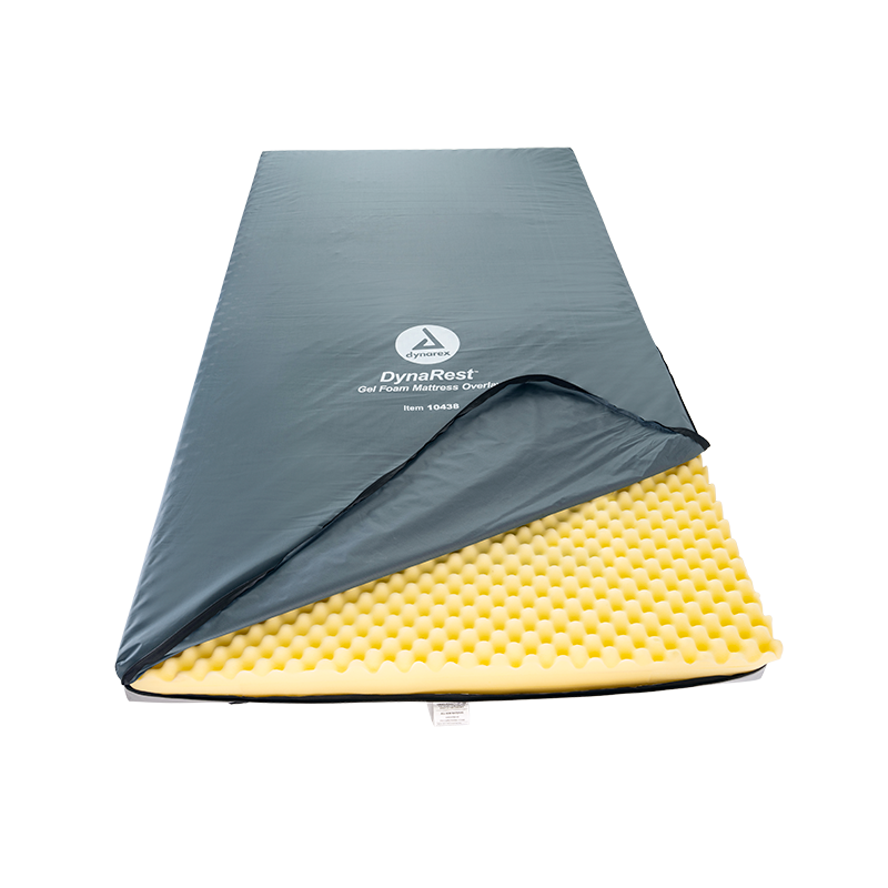 DynaRest Gel Foam Mattress Overlay, 42" x 76", 1 Quantity per Case