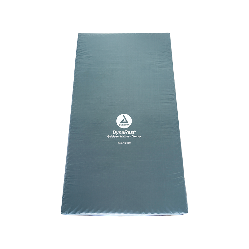DynaRest Gel Foam Mattress Overlay, 42" x 76", 1 Quantity per Case