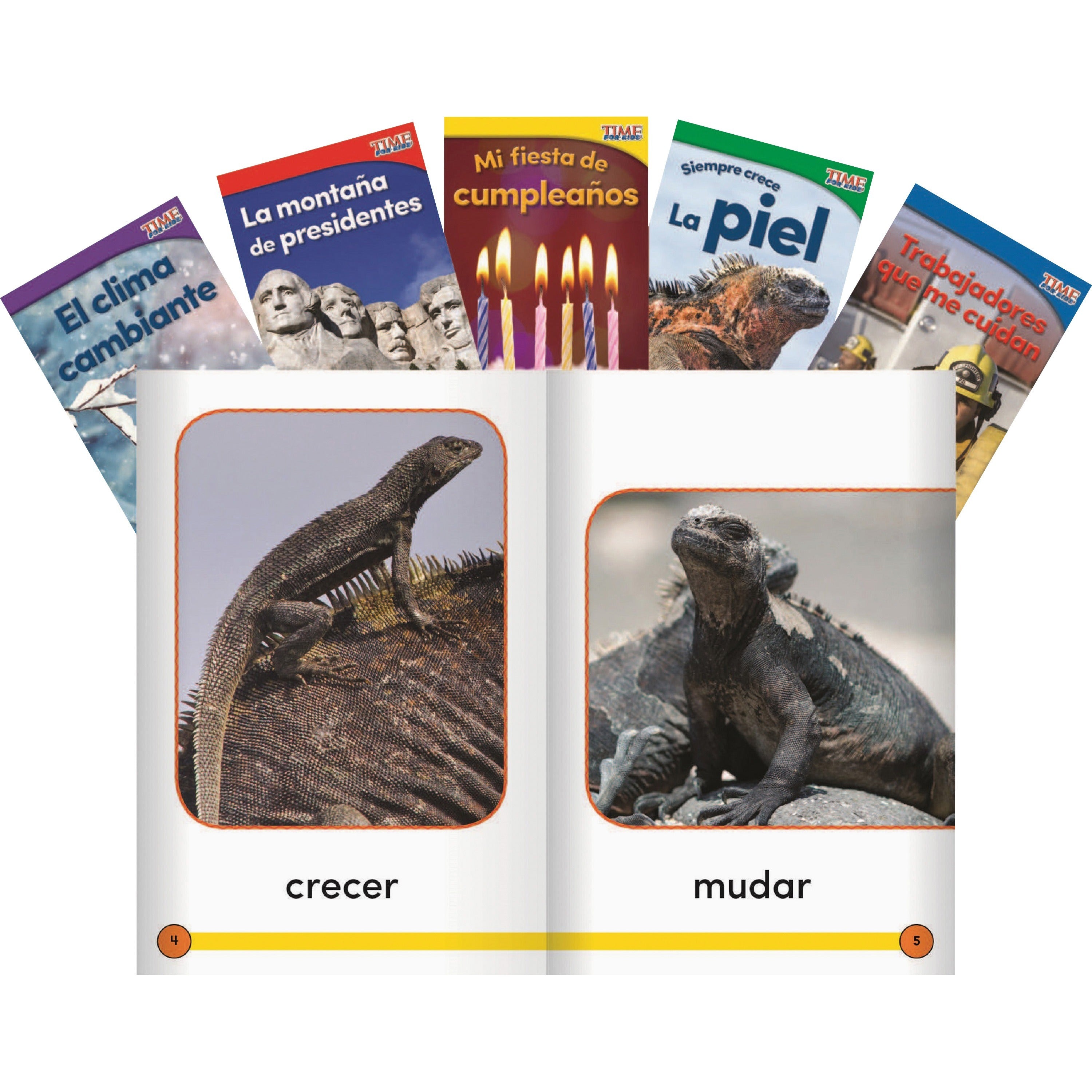 Shell Education TIME For Kids Informational Text Grade K Readers Set 3 10-Book Spanish Set Printed Book