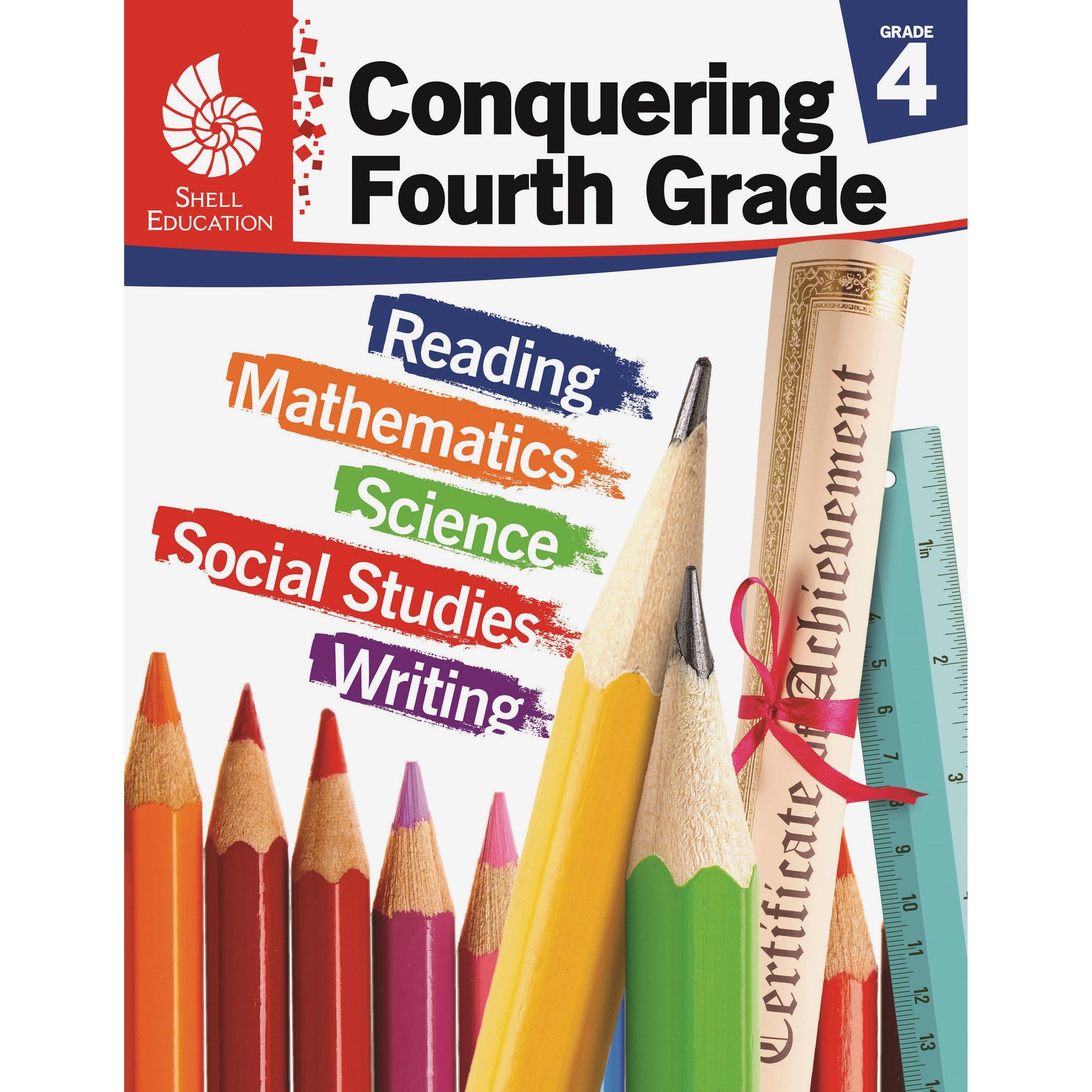 Shell Education Conquering Fourth Grade Printed Book