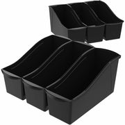 7" Height x 5.30" Width x 14.30" Length - Sturdy - Black - Plastic - 1 Carton