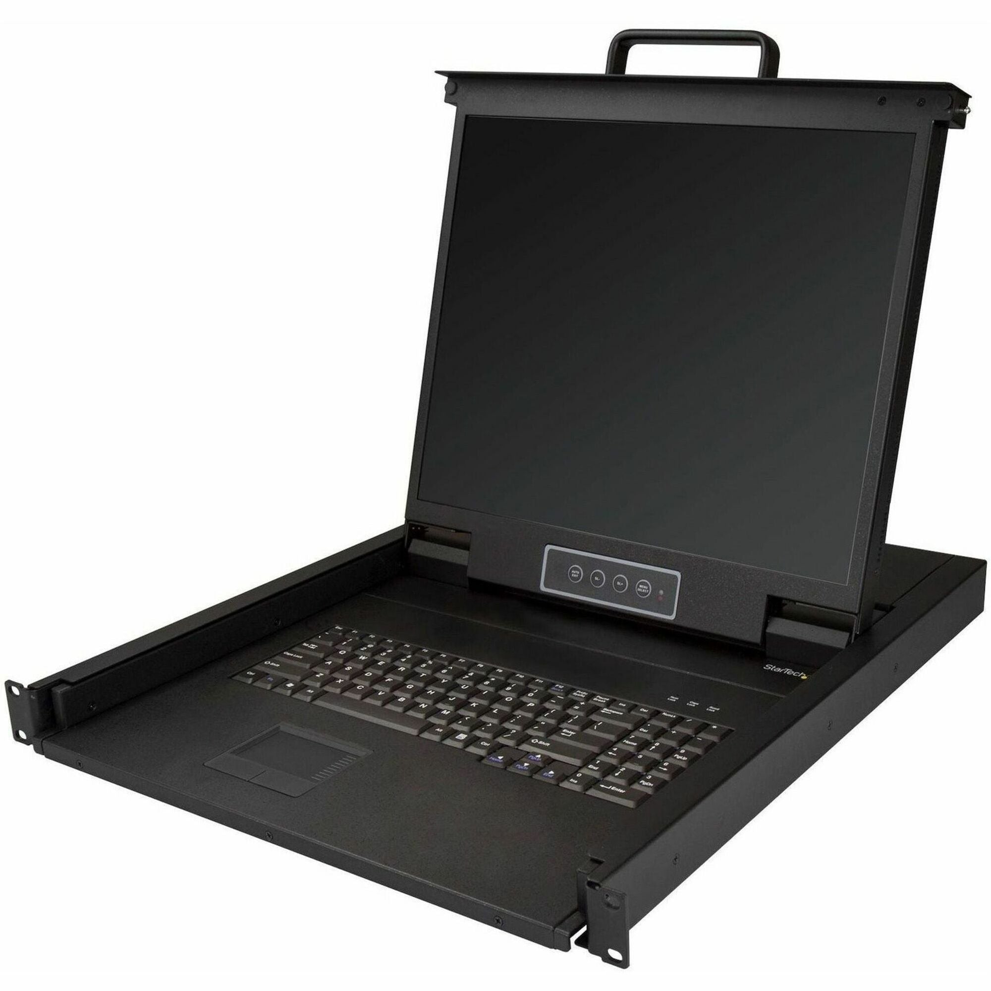 StarTech.com 1U Single Port KVM Console for Server Rack - VGA KVM - 19in